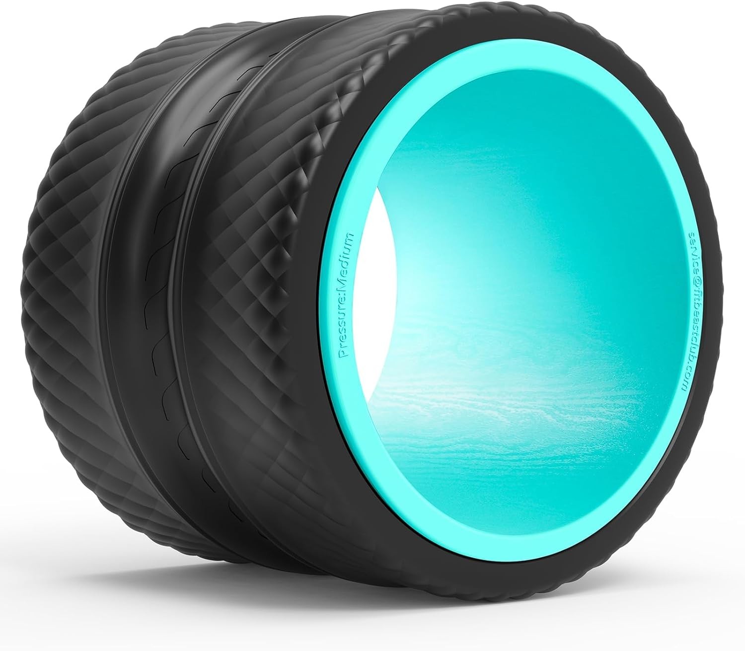 Rueda Masaje Espalda Yoga 9'' Estirador Alivio Dolor Azul