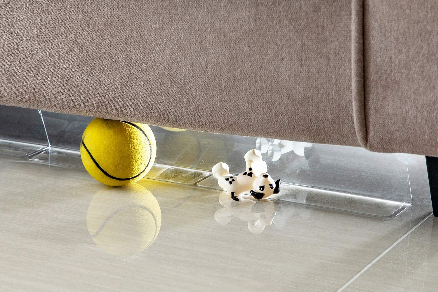 Clear Under Couch Blockers - Stop Toys from Going Under Couch Sofa Bed and Ot...