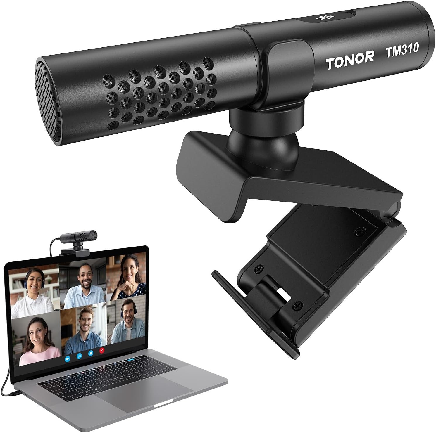 TONOR USB Conference Microphone for Laptop, Adjustable Computer PC Mic with Mute
