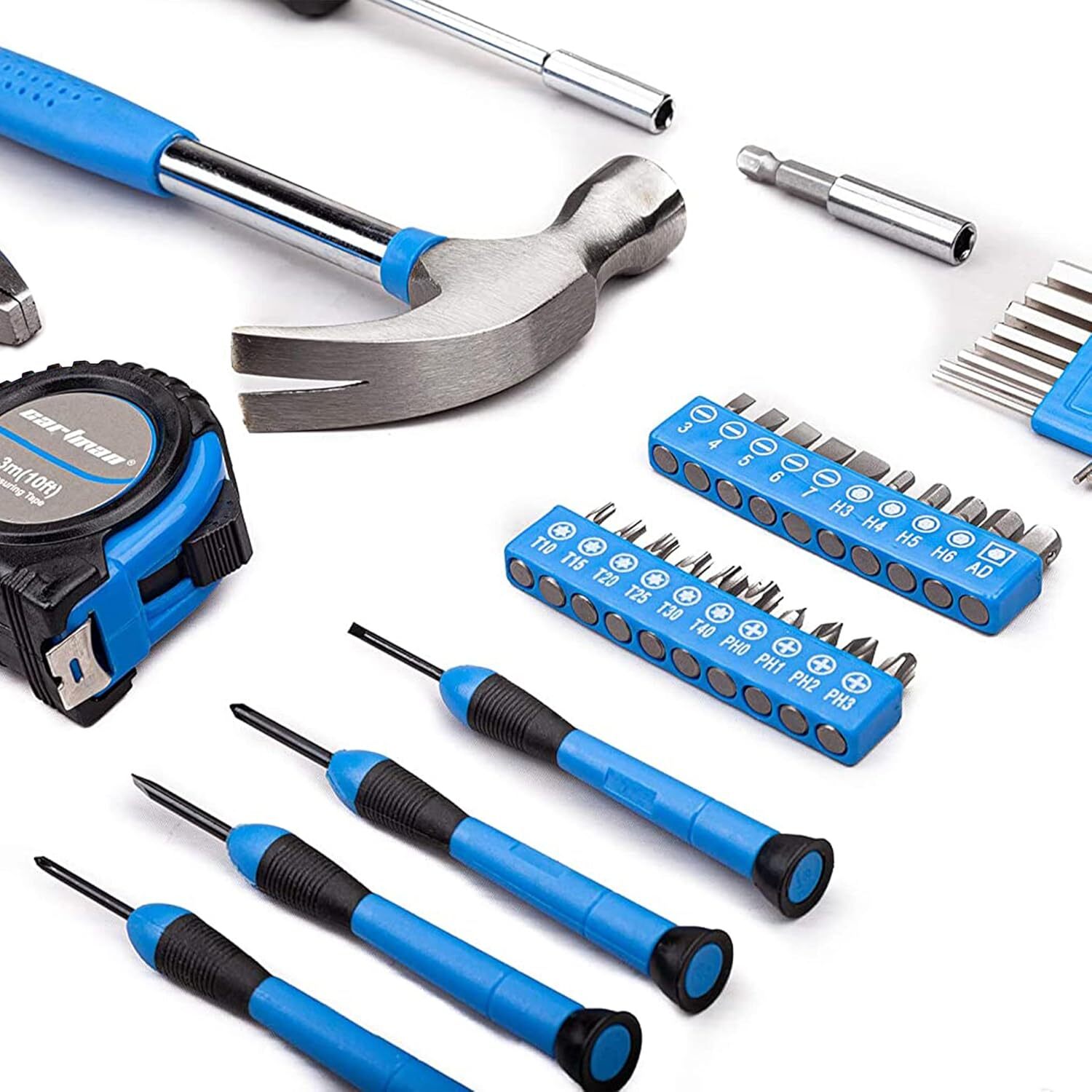 CARTMAN 39piece Cutting Plier Tool Set with Plastic Toolbox Blue