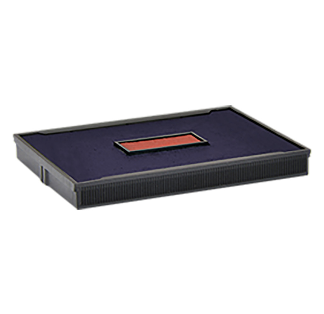 Ideal 5860D Replacement Ink Pad 2 Color Red & Blue Ink
