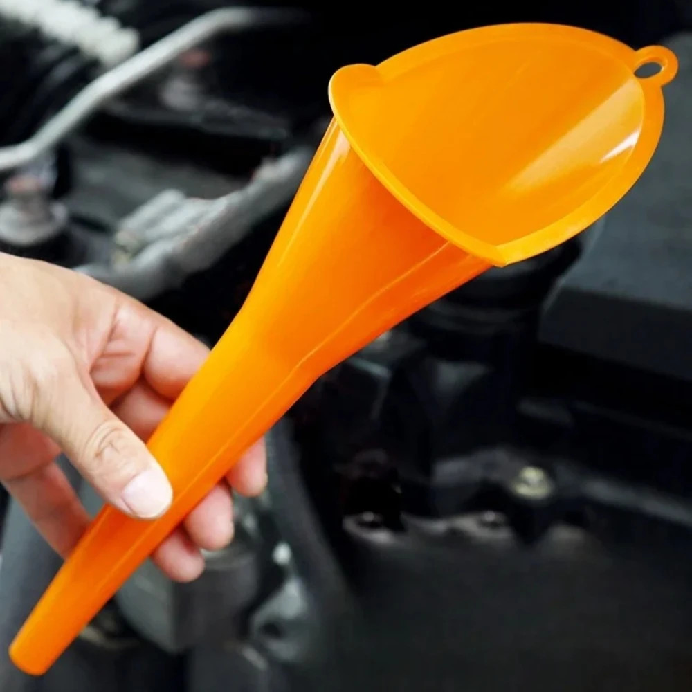 Long Neck Anti Spill Fuel Funnel for Car and Motorcycle Oil Gas Refill Ideal for