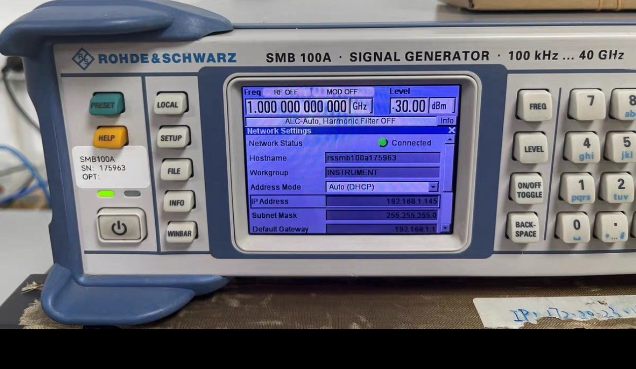 1PCS Rohde & Schwarz SMB100A RF Microwave Signal Generator