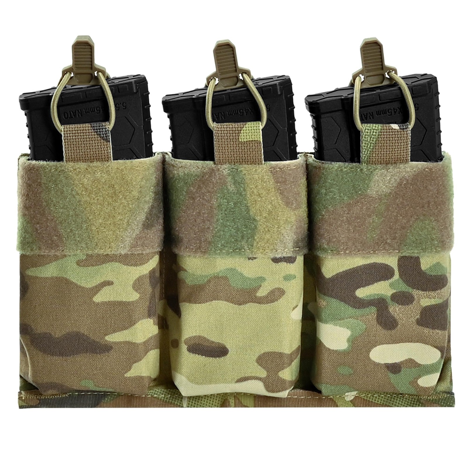 Triple Magazine Pouch Insert 5.56,SABADO Kangaroo MAG Hook MC