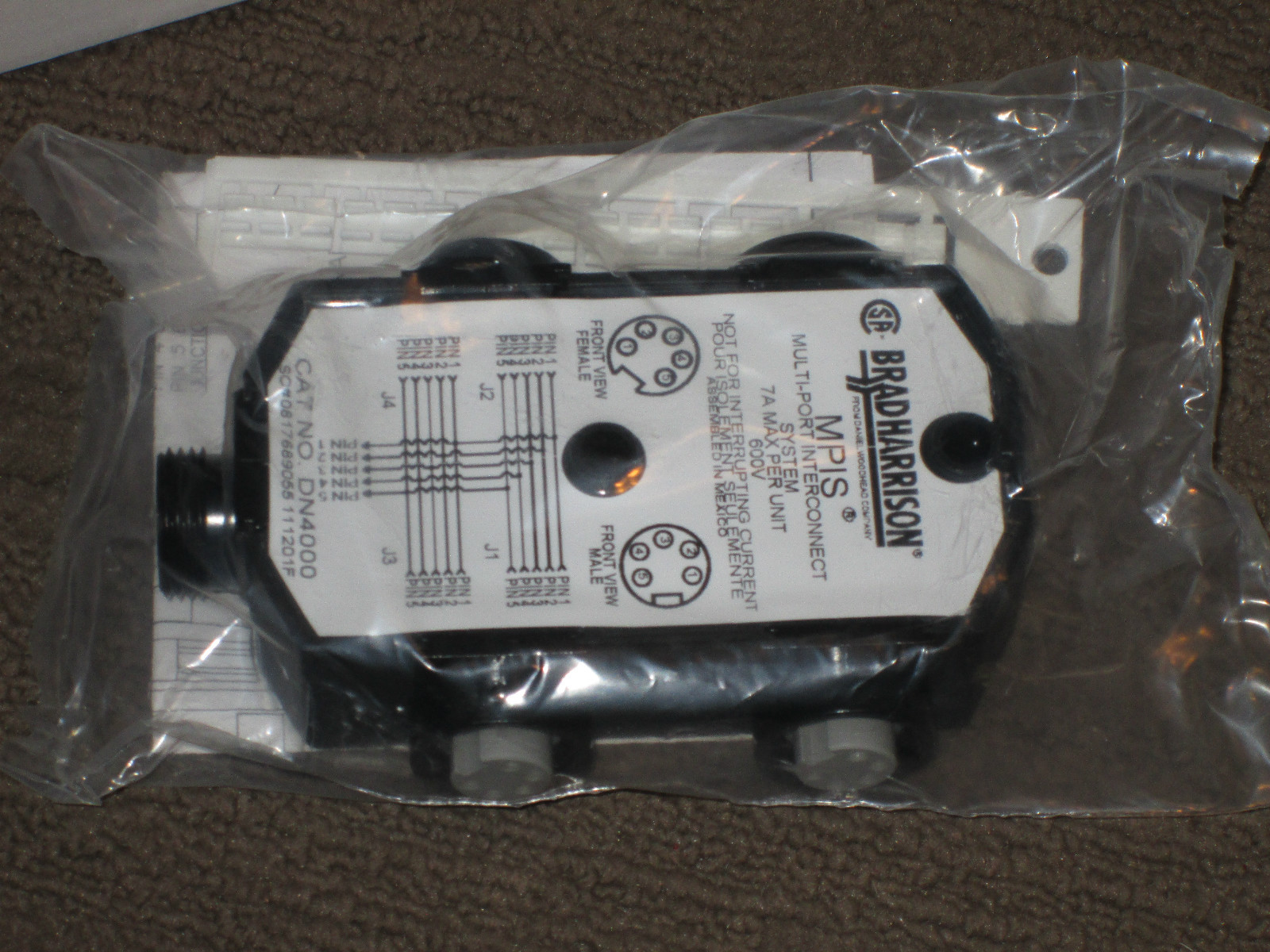 Woodhead DN4000 MPIS 4PORT DEVICENET Junction