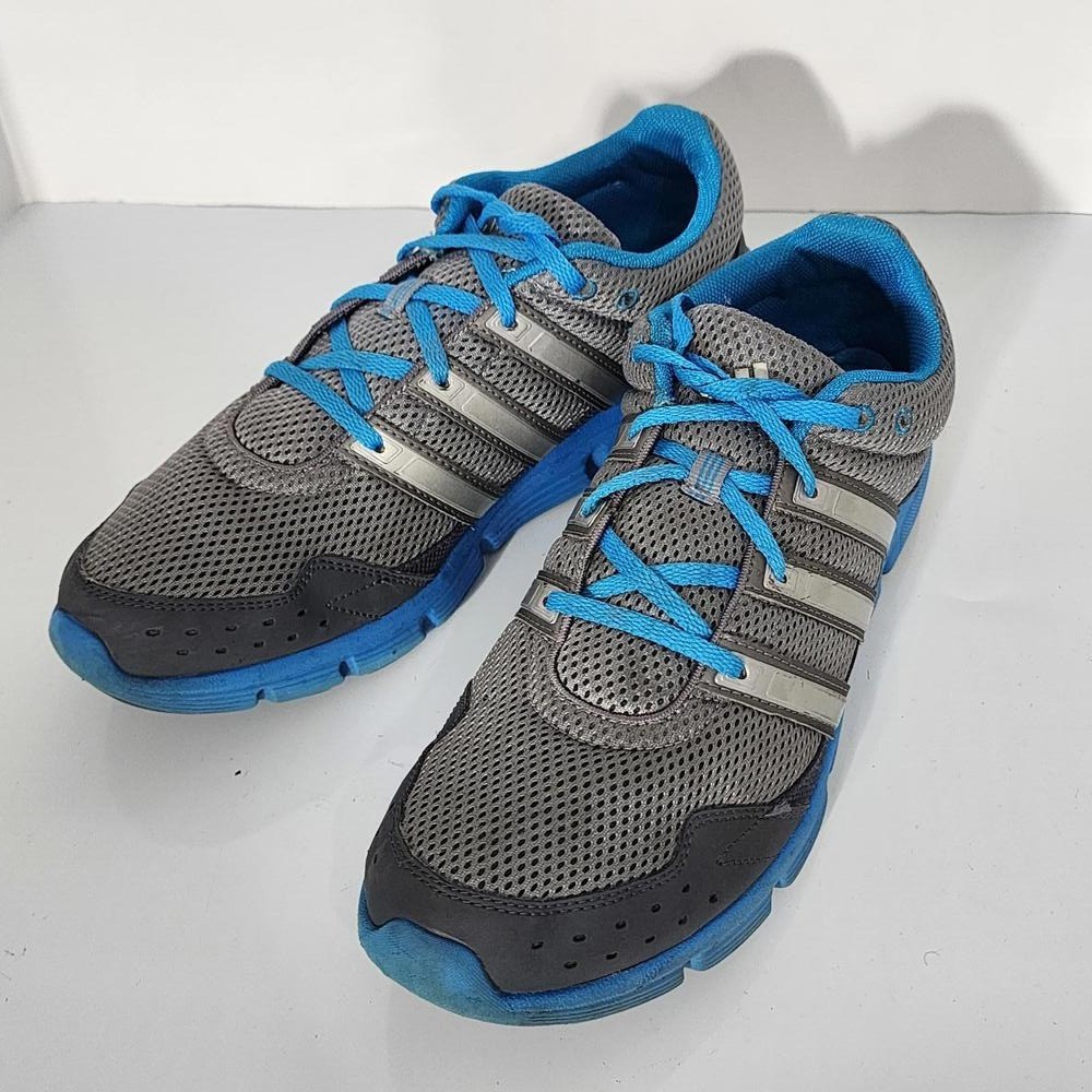942 Adidas Breeze 101 Men's Running Shoes Gray Size 12