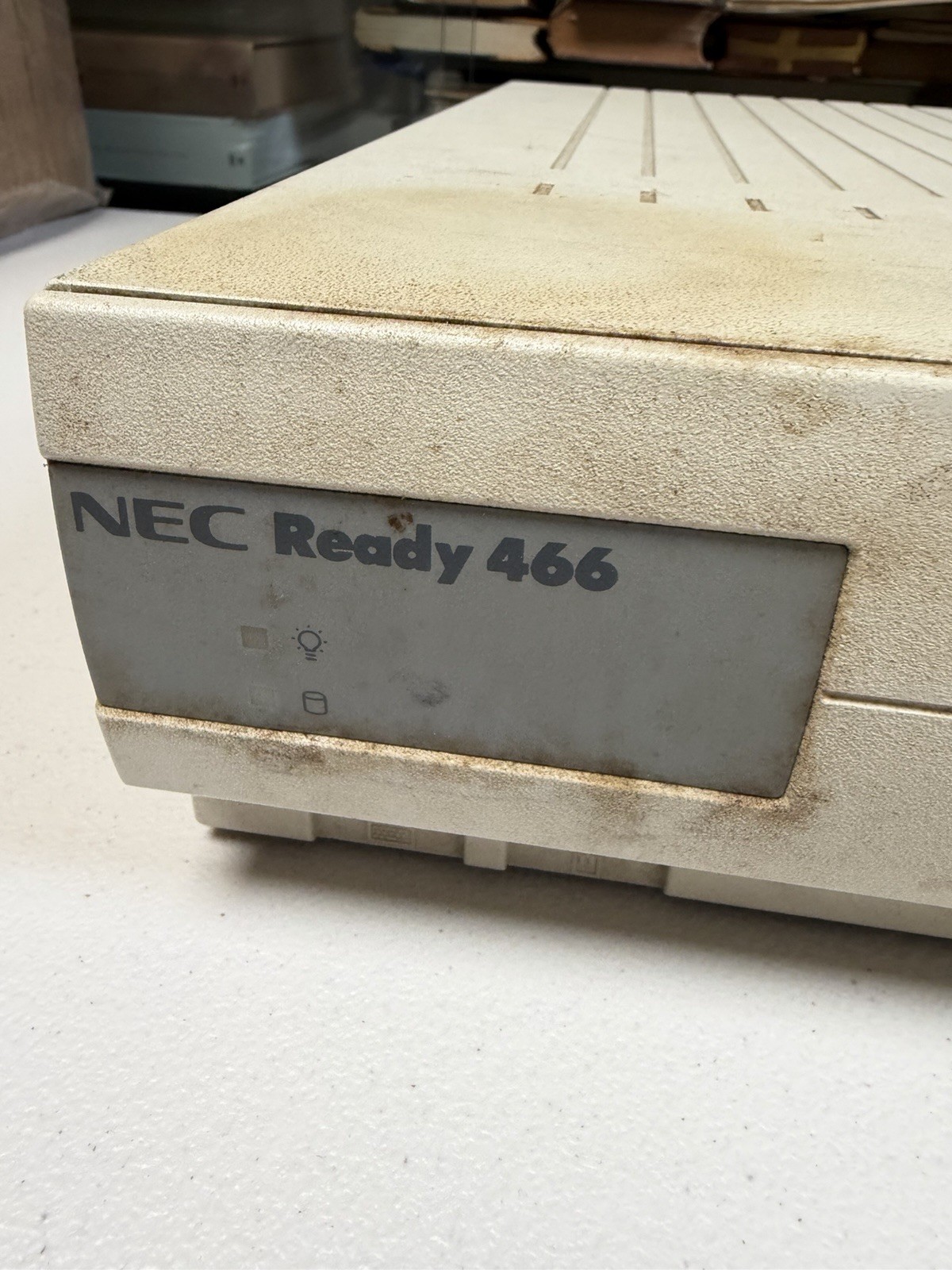 Vintage NEC Ready 466 Personal Computer PC Vintage Gaming Untested As Is W Box