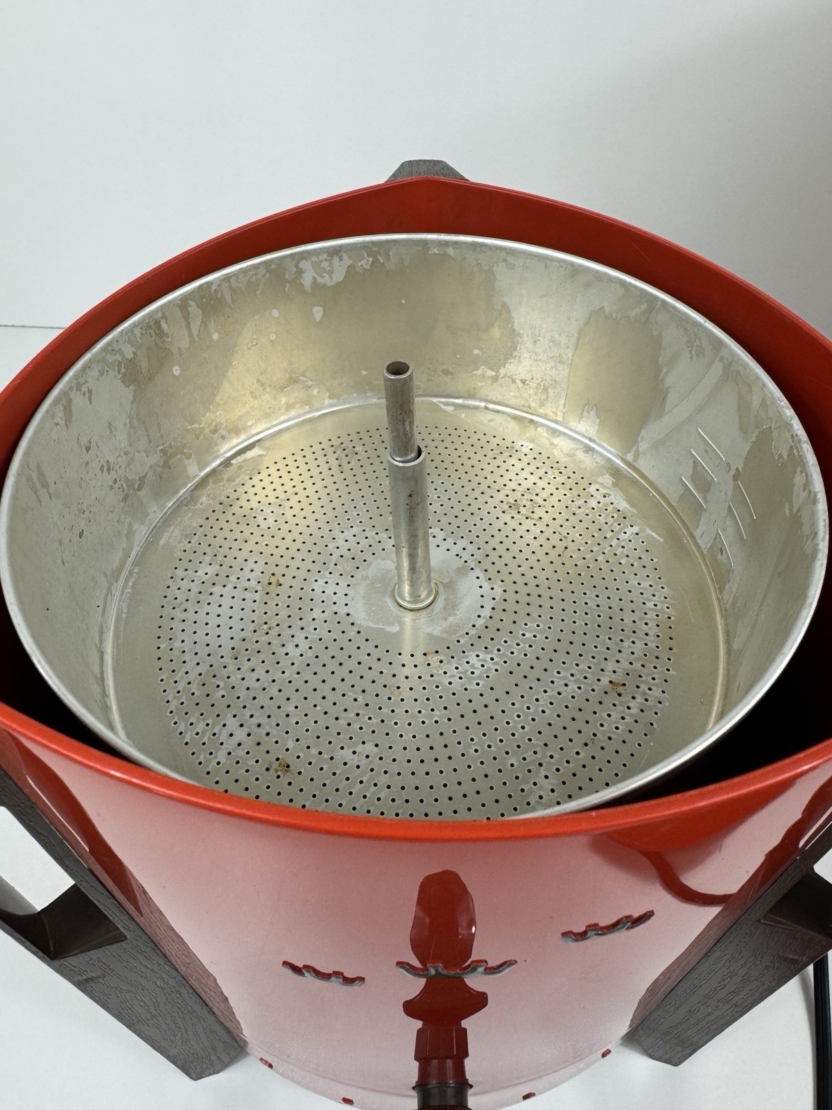 VTG 1972 Burnt Orange Retro REGAL Poly Automatic PERCOLATOR #7530 Triangle Shape