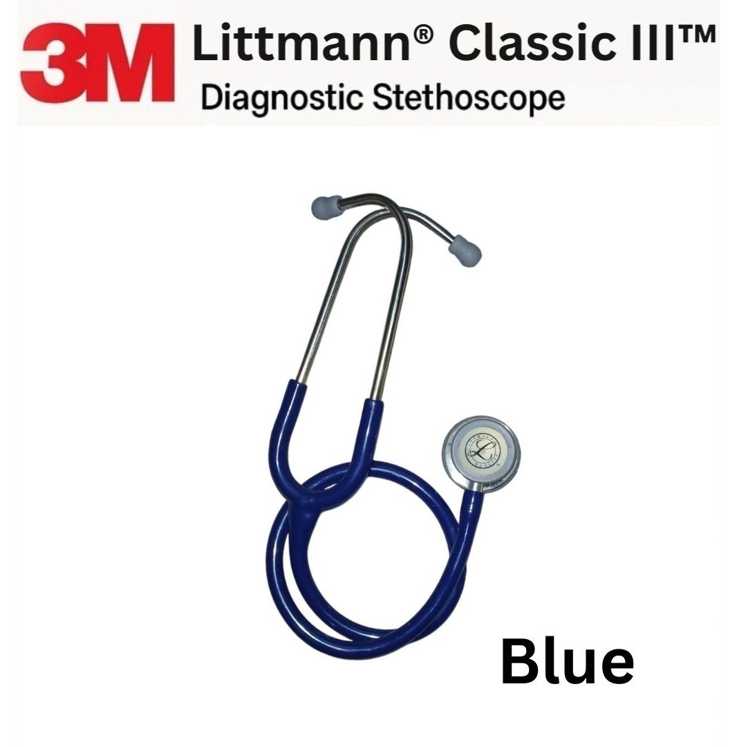 3M™ Littmann  Classic III  Stethoscope, Blue Tube, 27 in"