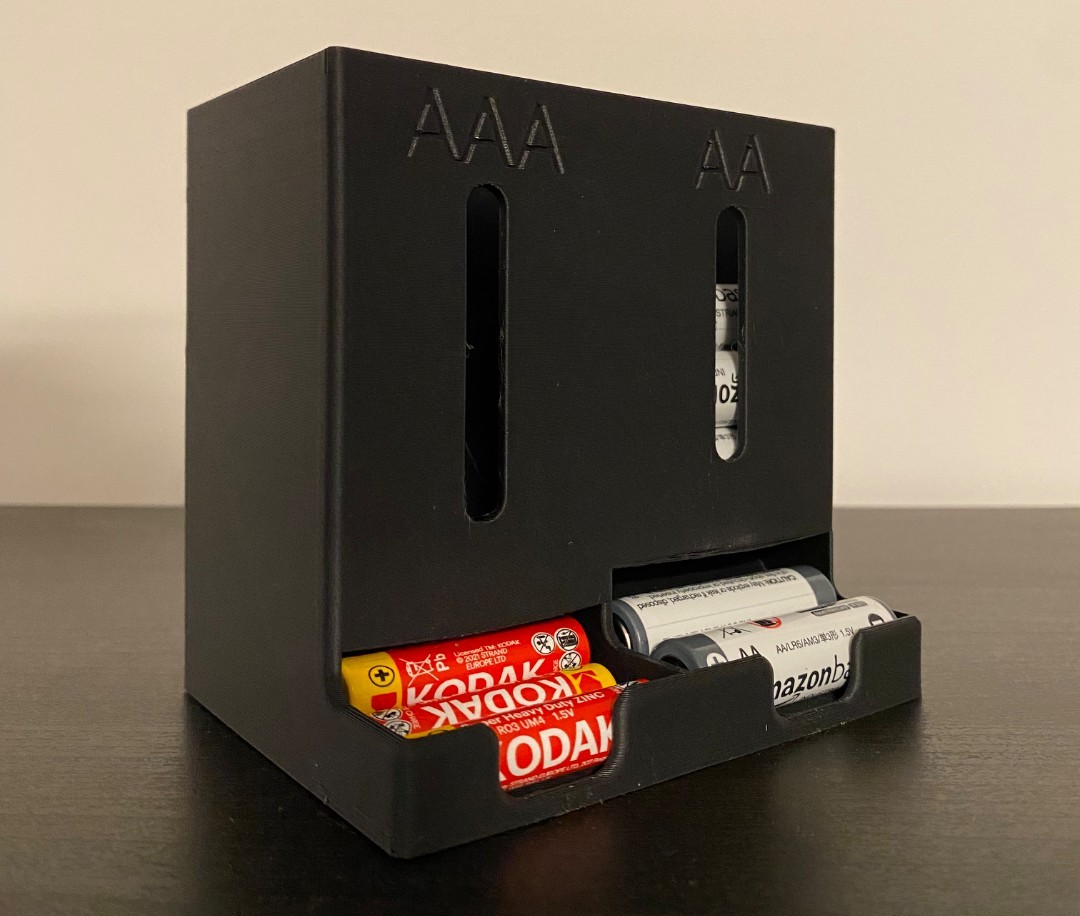 Battery Storage Dispenser  Case  Holder  Box  Organizer AA - AAA