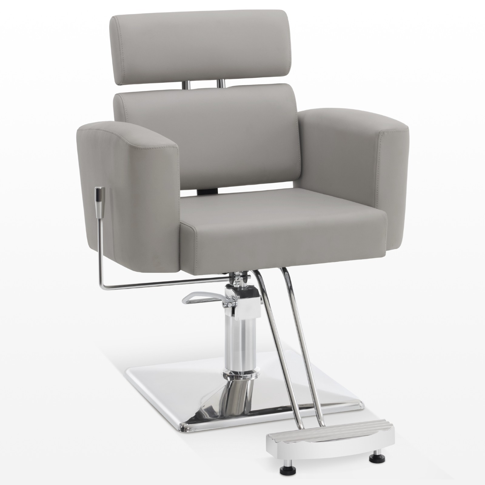 BarberPub Barber Salon Chair for Hair Stylist, Hydraulic Reclining Chair 9410