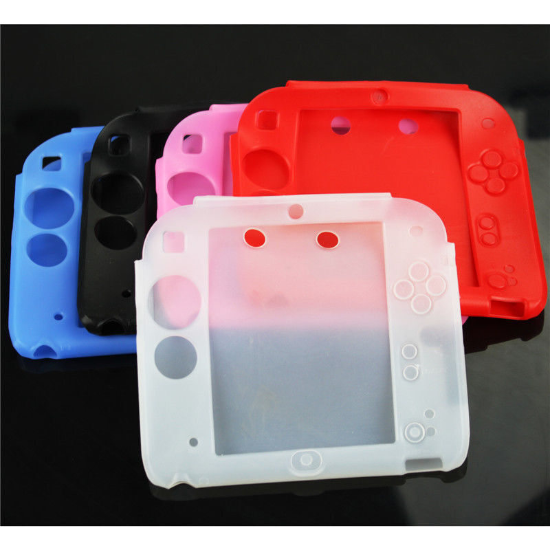 Dustproof Protective Silicone Rubber Gel Skin Case Cover Skin for Nintendo 2DS