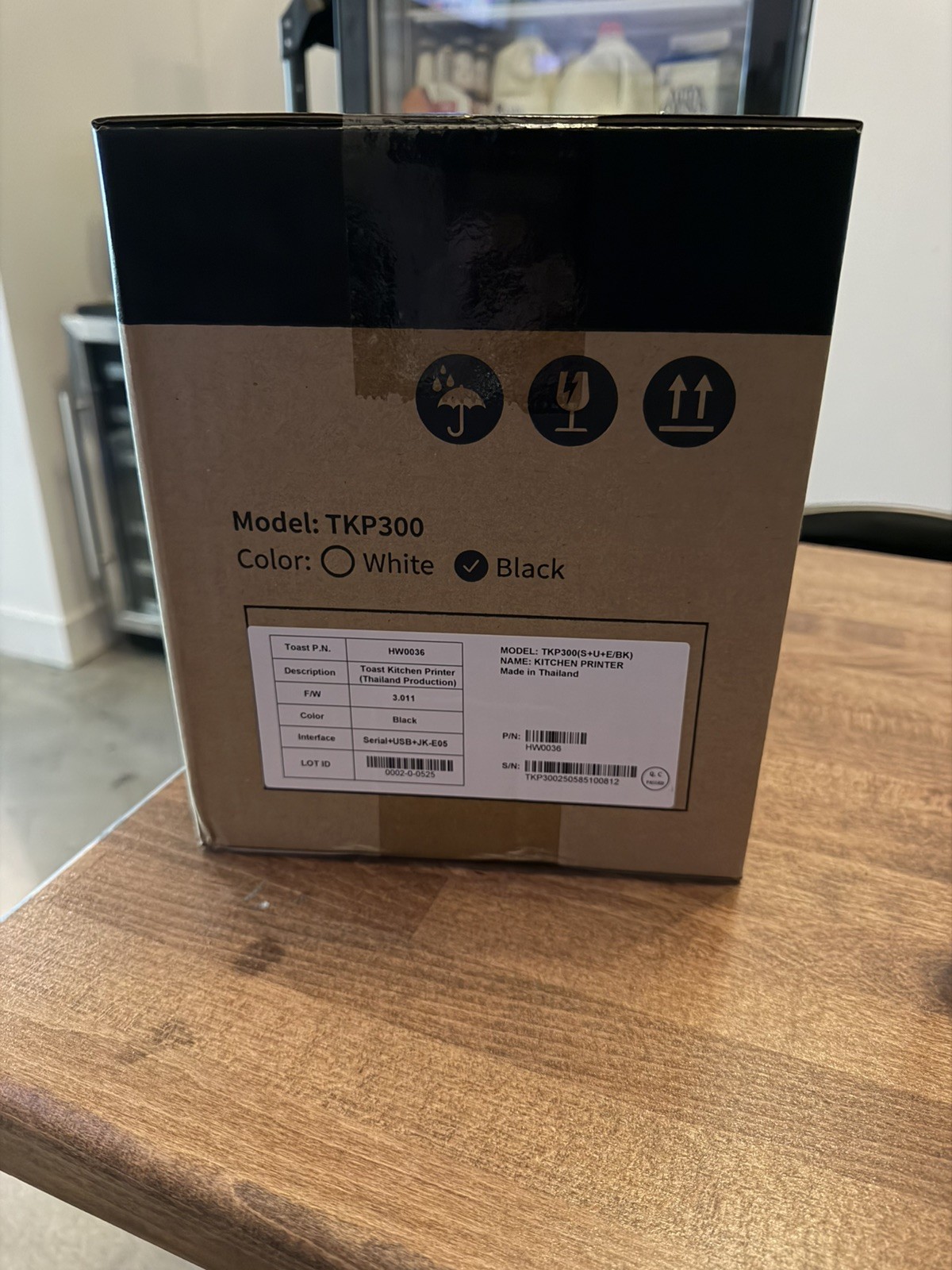 NEW &SEALED TOAST TKP300 POS Kitchen Receipt Printer, Serial, USB, JK, Ethernet