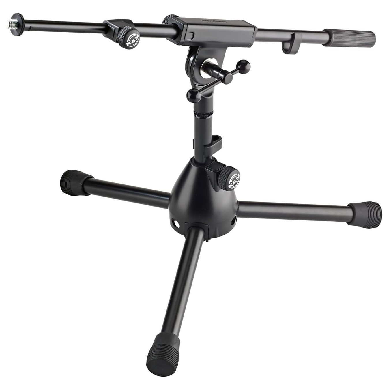 K&M 25950 Extra Low-Profile Microphone Stand for Bass Drum Miking - Black