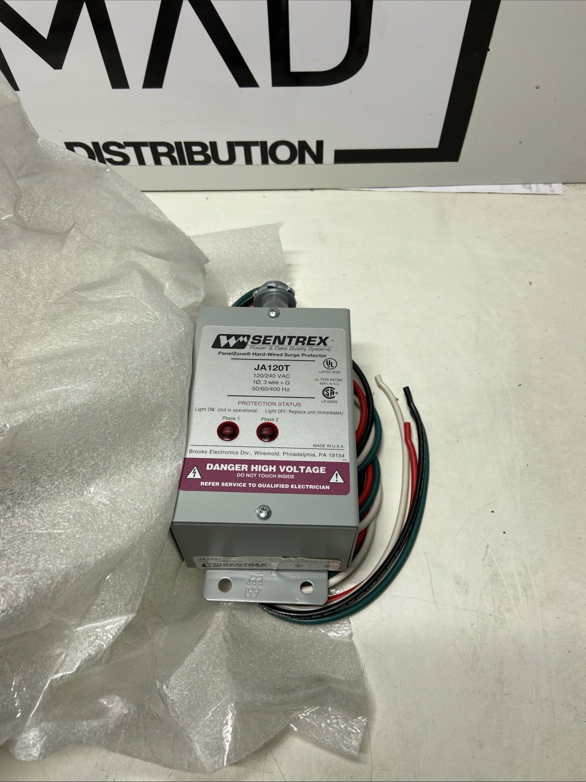 Sentrex JA120T PanelZone Hard Wired Surge Protector