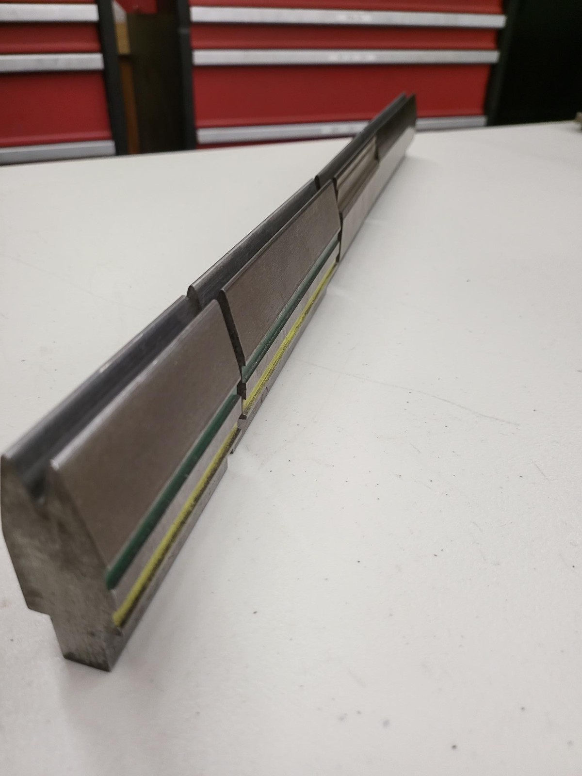 Press Brake Tooling Acute V Die 3/8" Open at 23" Long section SEE NOTES     BTB2