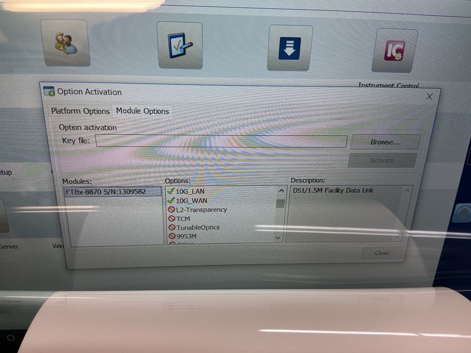 Exfo FTB-1v2 Pro & FTBx-8870 Power Blazer 10G Multiservice Test Module
