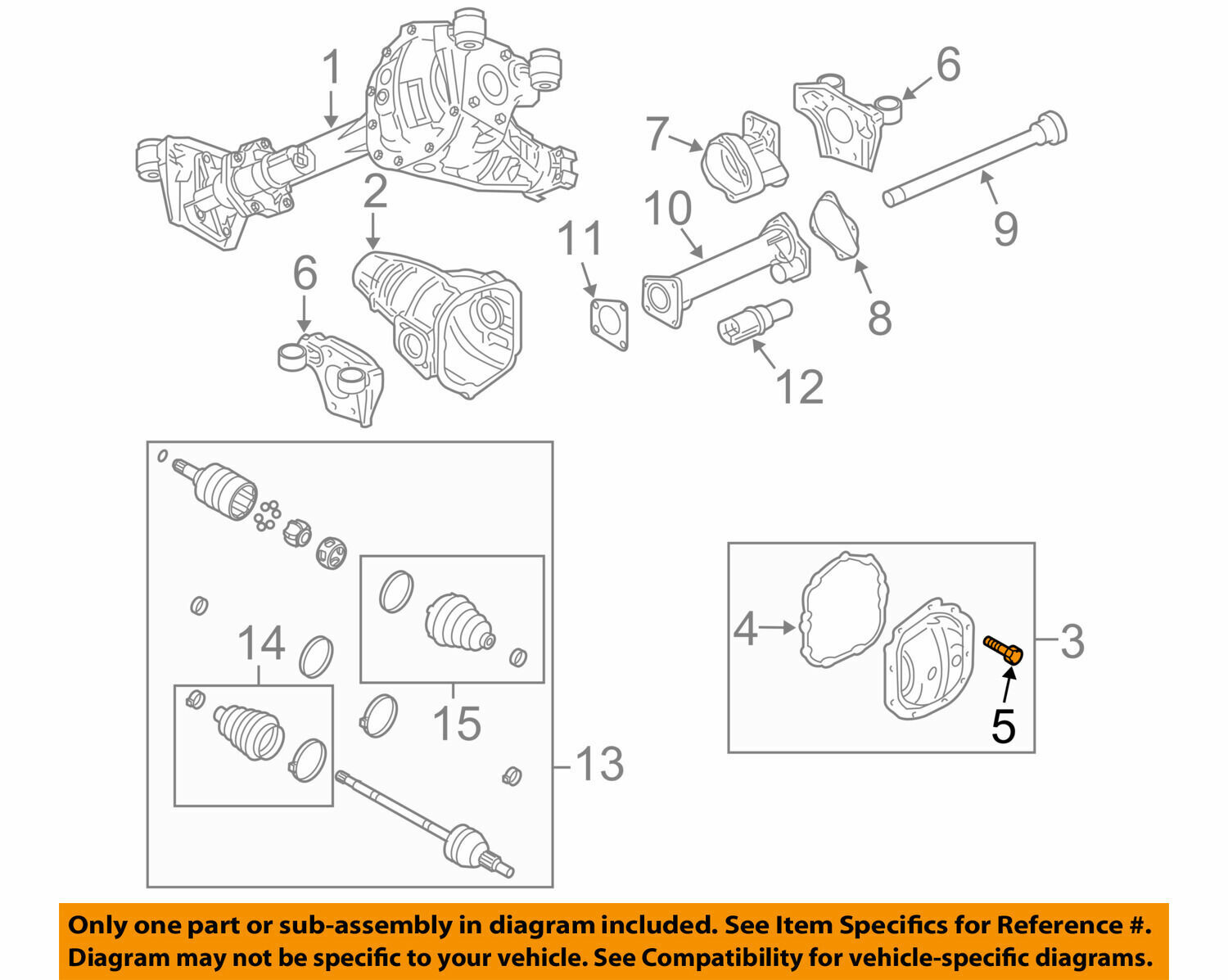 GM OEM Carrier Front Axles Cover Bolts 12471307 NIP (2 pieces for one price