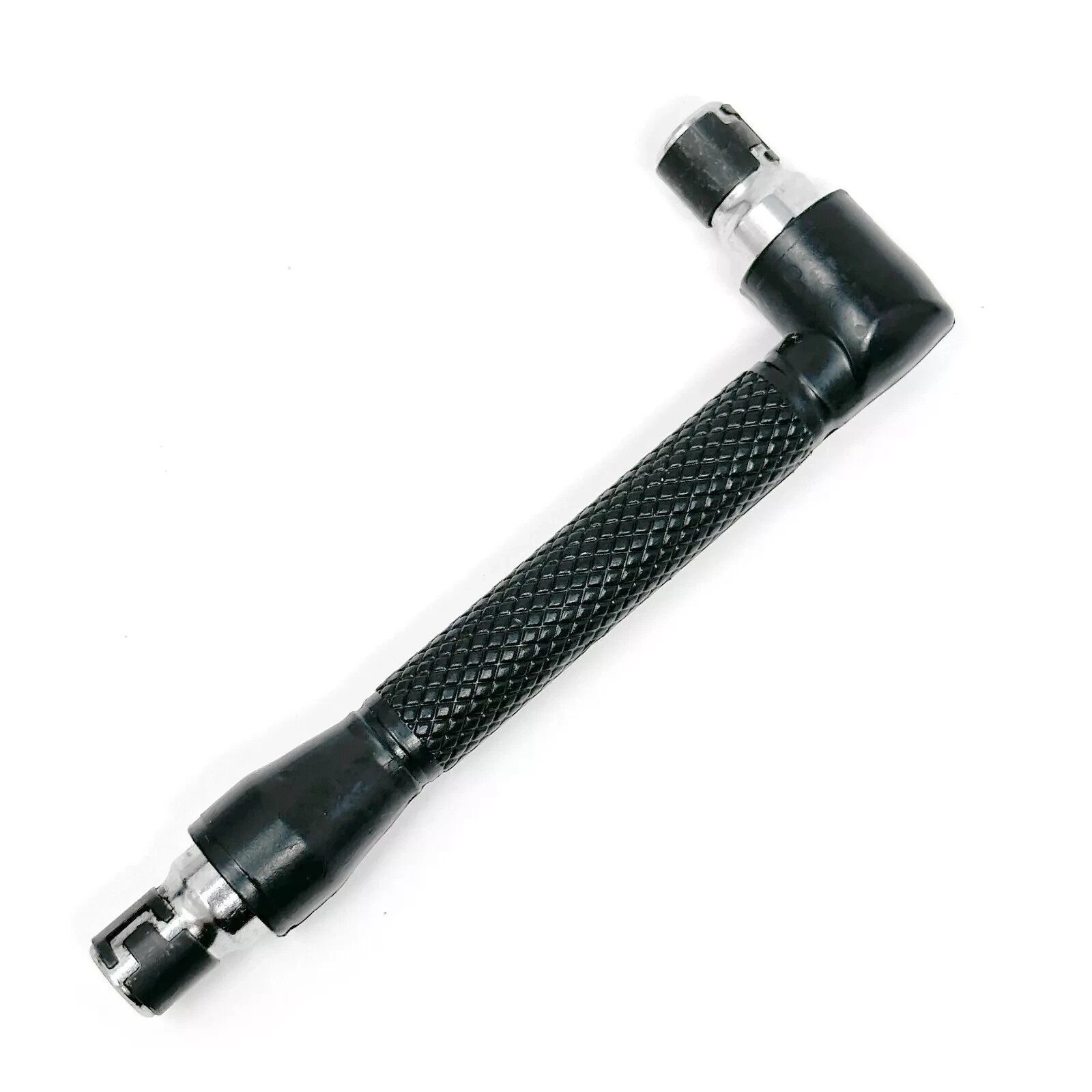 OHIY L Shape Double End Bit Holder Mini Socket Wrench for 1/4 in Hex Insert Bits