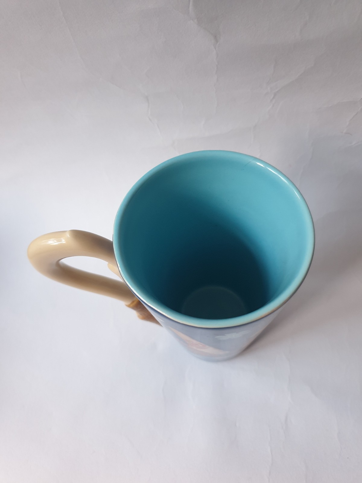 Disney Store Moana Mug Fish Hook Handle Coffee Tea Mug 14oz