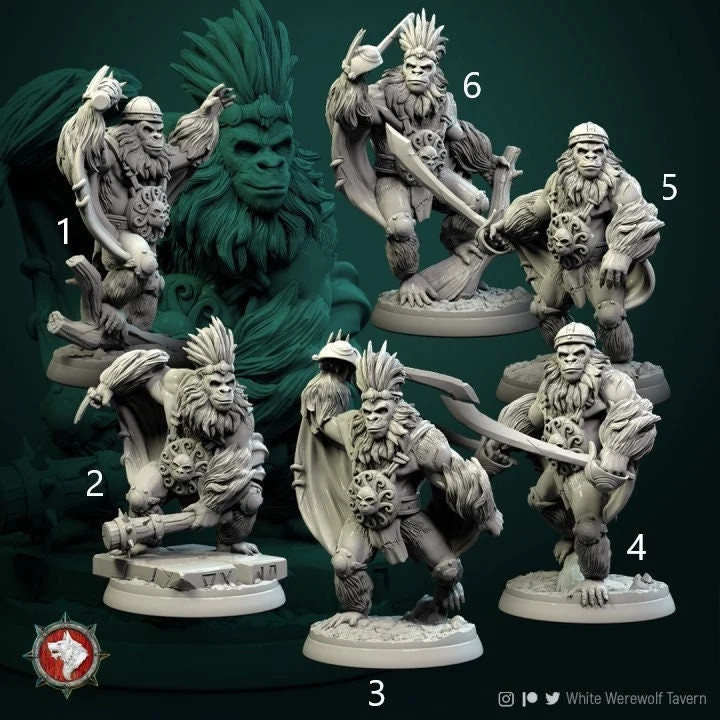 Flying Monkeys - Resin Tabletop Miniature