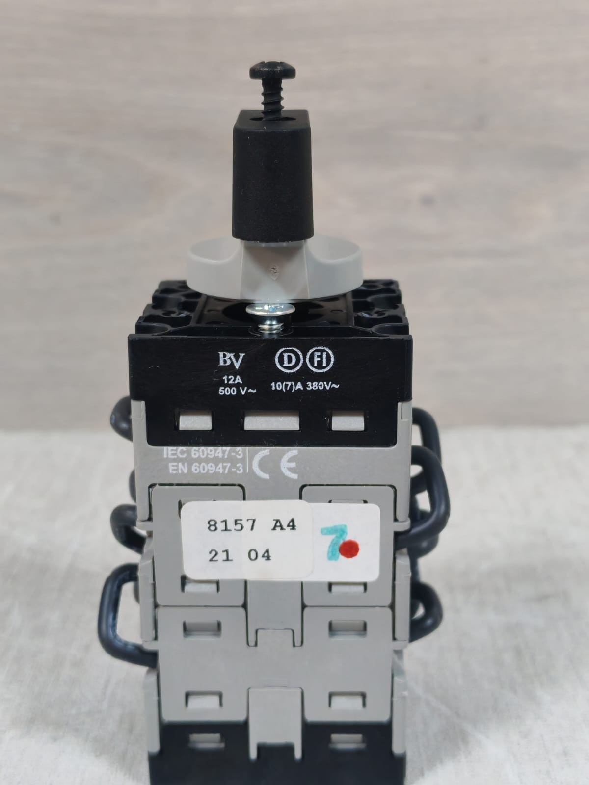 BACO PR12 ROTARY SELECTOR SWITCH 20A- NEW WITHOUT BOX