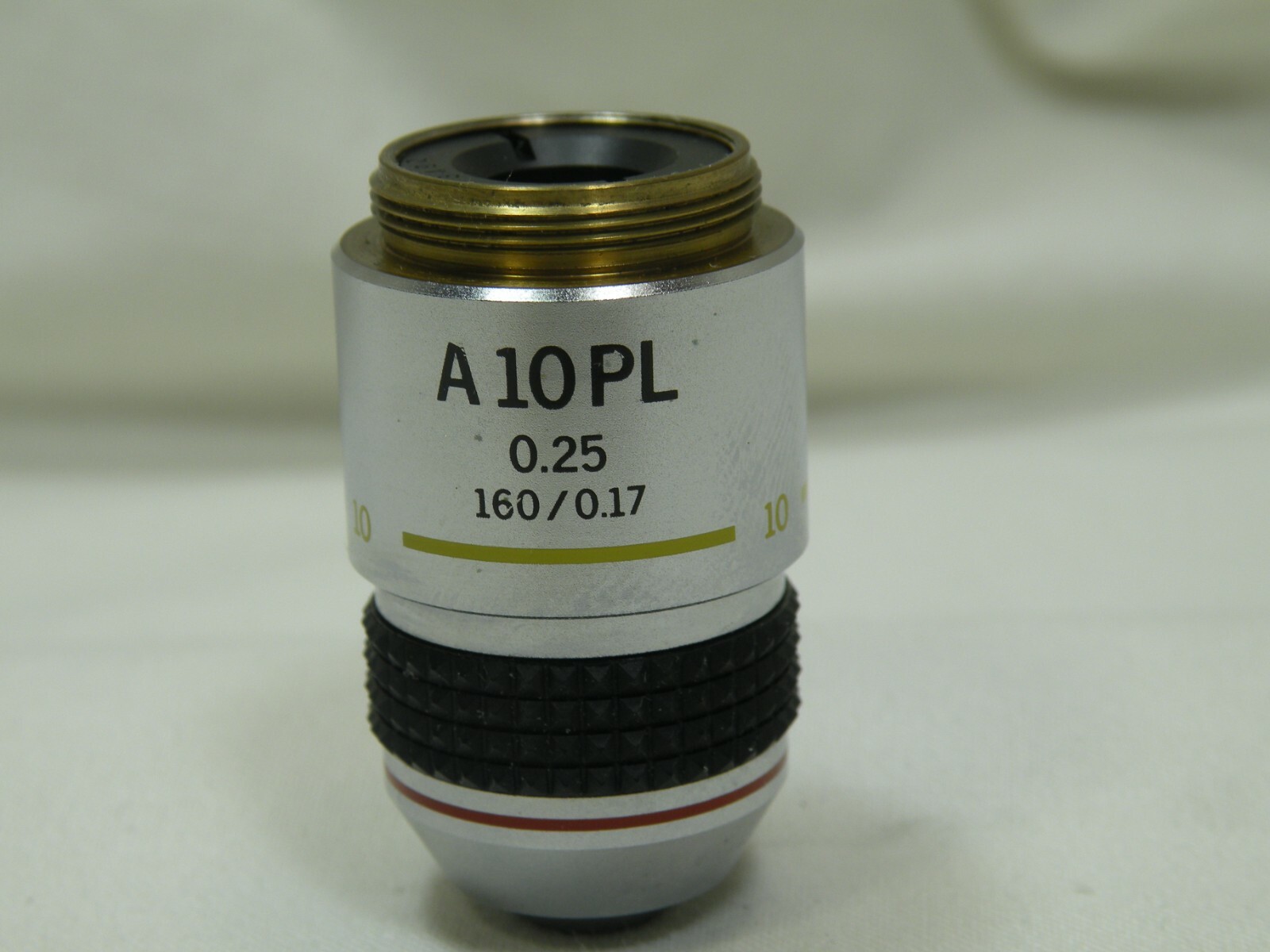 Olympus  A 10 PL, 0.25, 160/0.17, A10PL  , Microscope Objective, Good Condition