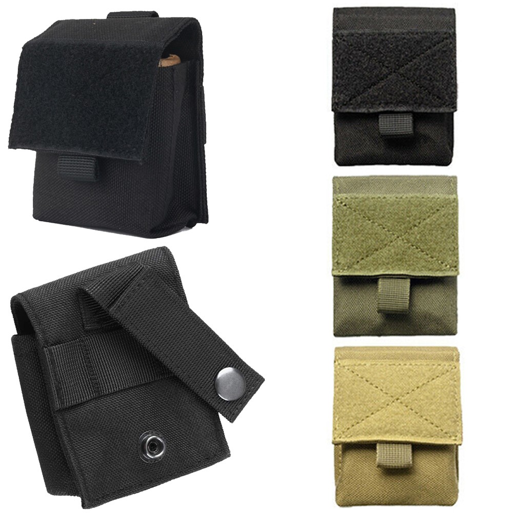 Tactical Molle EDC Compact Pouch Mini Utility Accessories Battery Cigarette Case