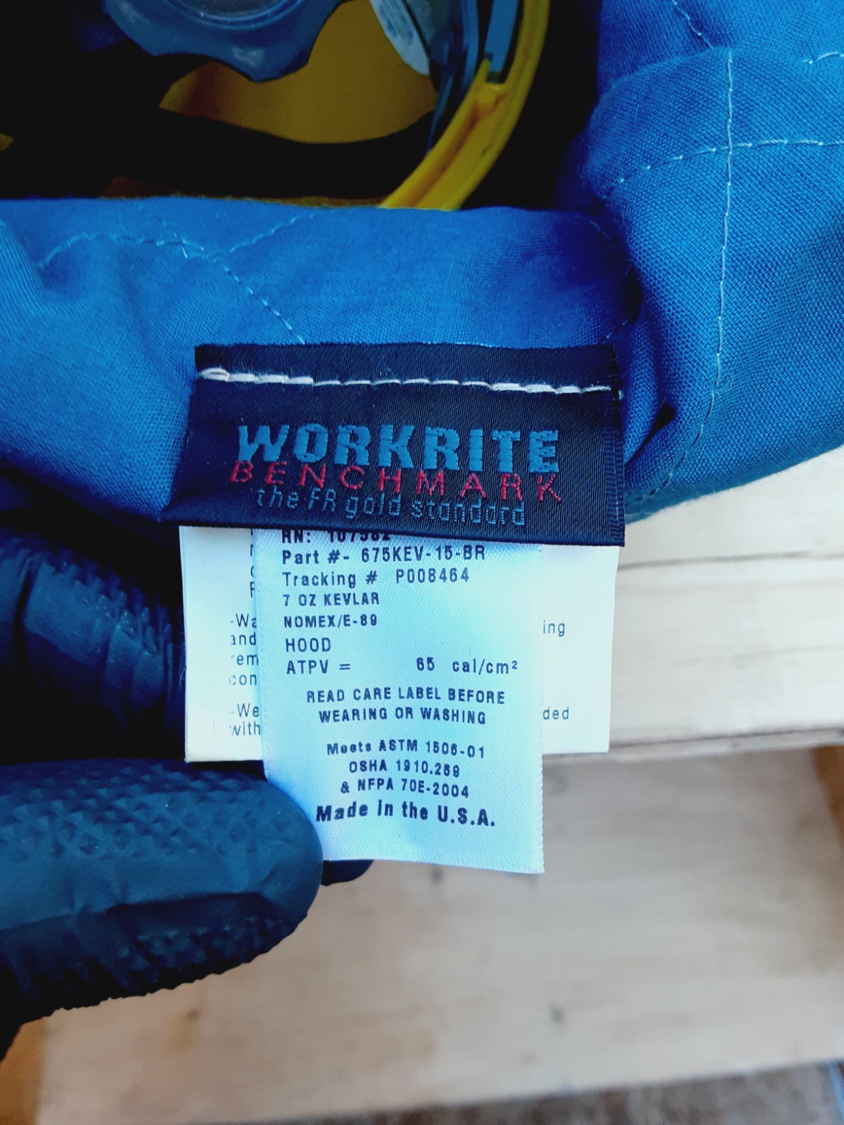 Workrite Work Rite Flame Resistant Hood CSA Helmet fire fighting? arc welding?