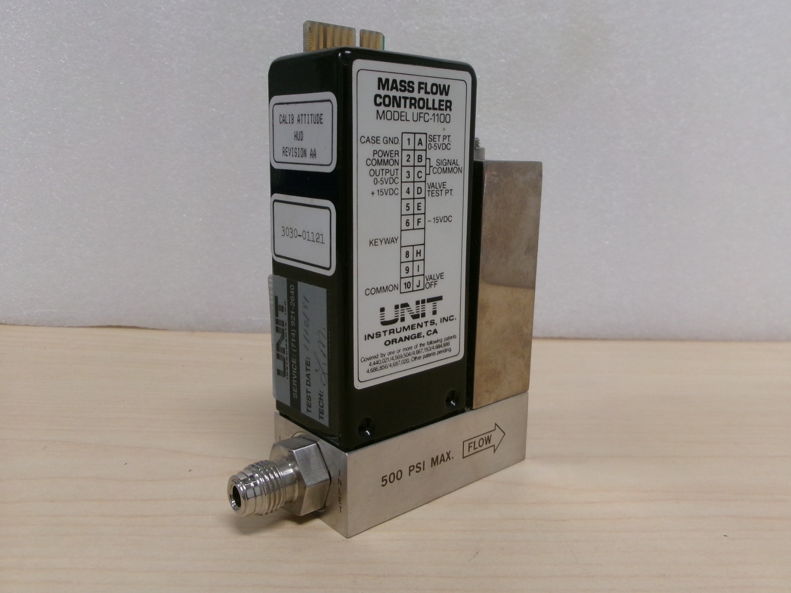 Unit, UFC-1100, Range 300 SCCM, Gas N2, Used