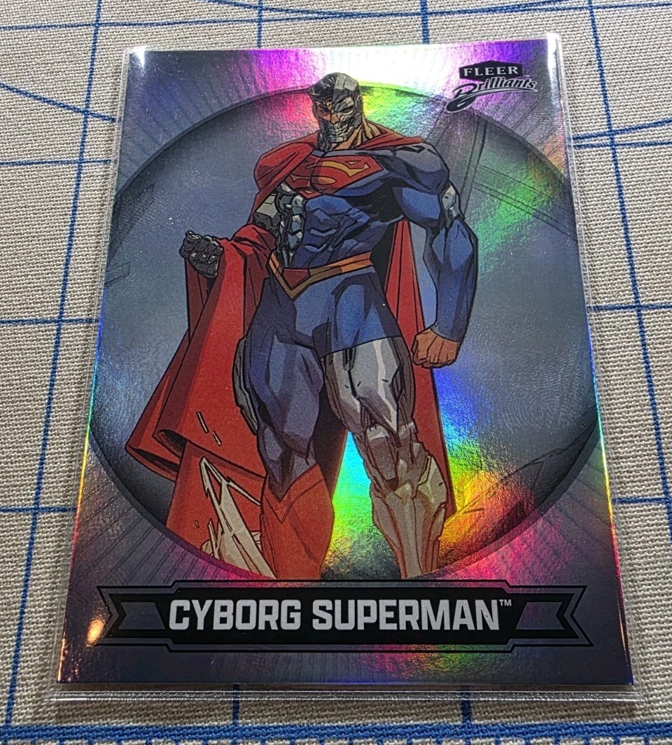 Fleer Brilliants - Cyborg Superman #69 - Regular Base - DC Comics Card