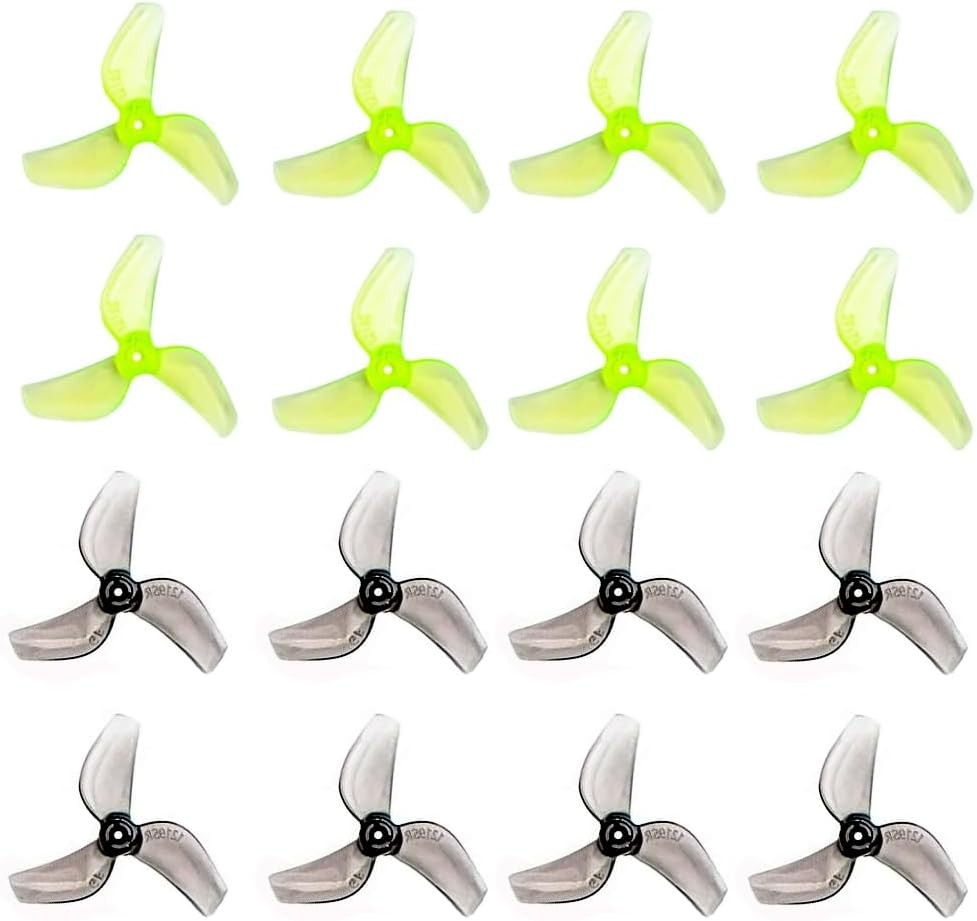 16pcs Gemfan 31mm propellers 3-Blade 1.0 Shaft 1219S PC Propeller for FPV...