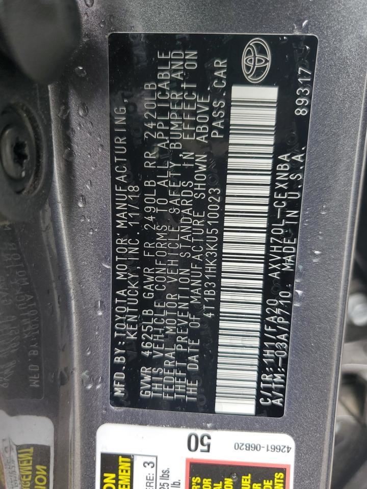 CAMRY 2019 Glove Box 4782753