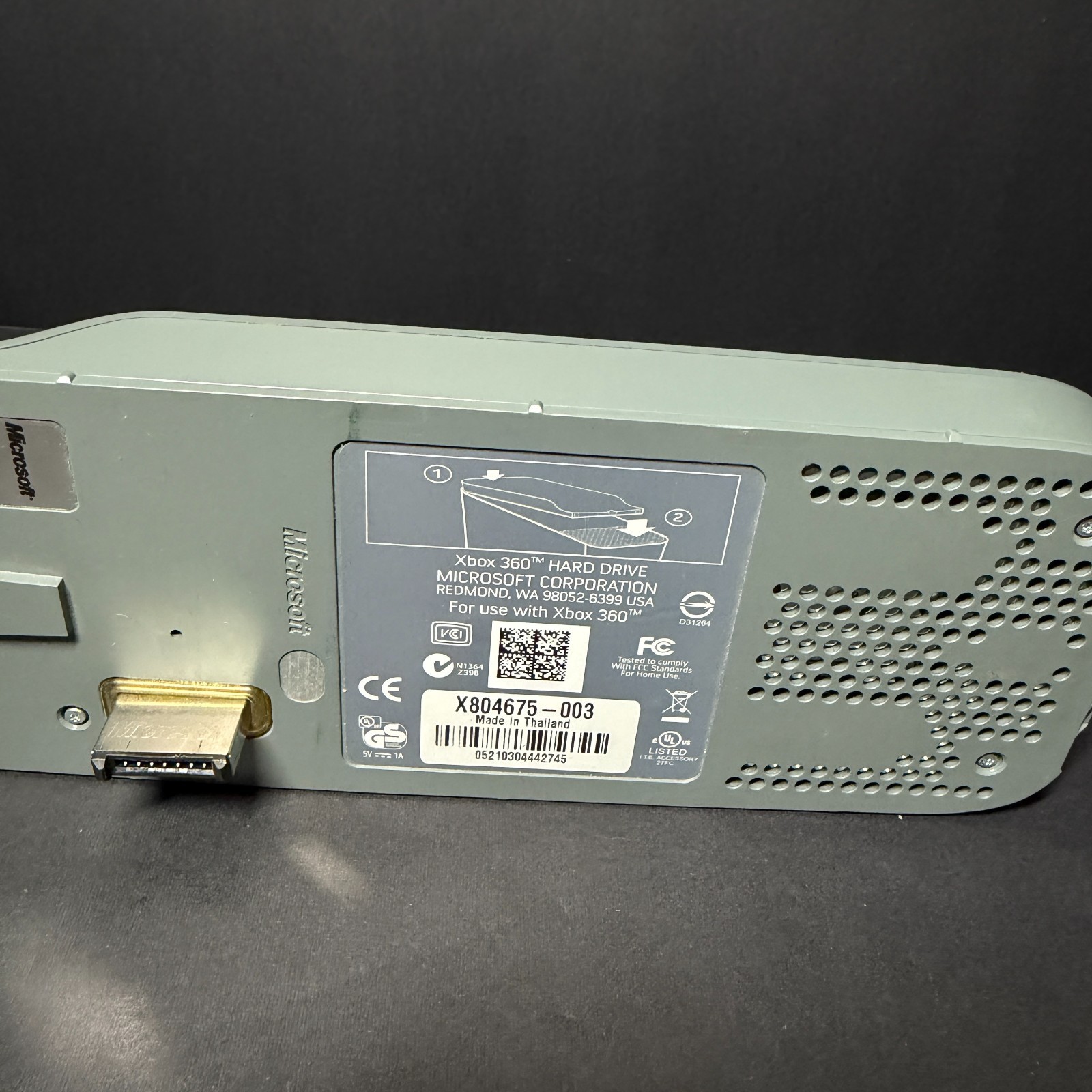 OFFICIAL MICROSOFT XBOX 360 EXTERNAL HDD HARD DRIVE