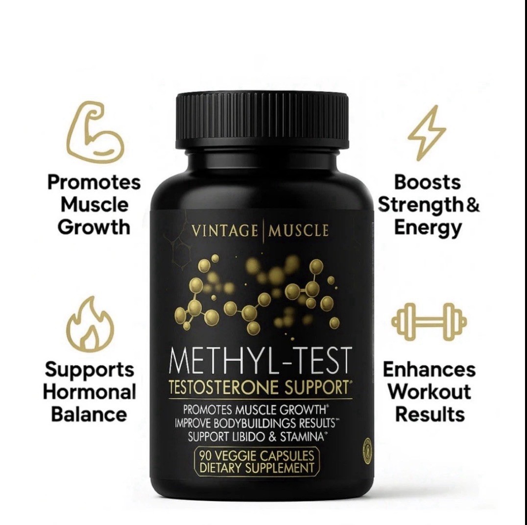 Methyl Test Pills 💊 4 Free Range Test Boost & support By Vintage Muscle 💪 🌿