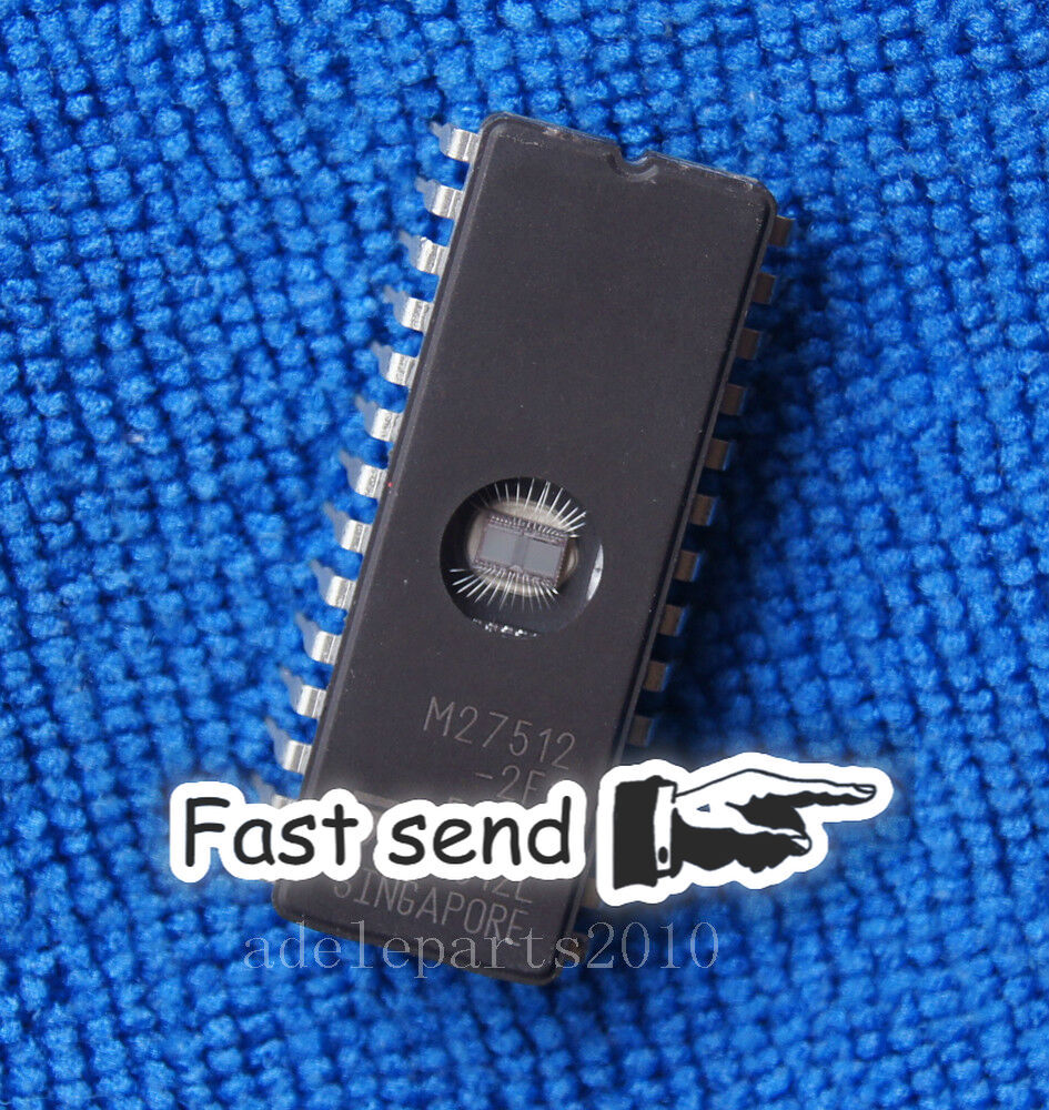 10pcs M27512-2F1 M27512 NMOS 512K 64K x 8 UV EPROM
