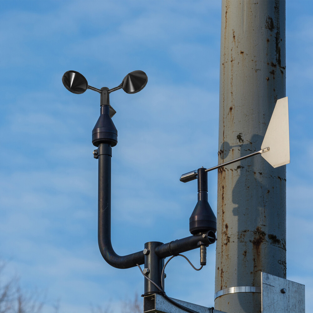 Wind Speed Meter Air Flowing Meter Cup Wind Speeds Sensor Transmitter Anemometer