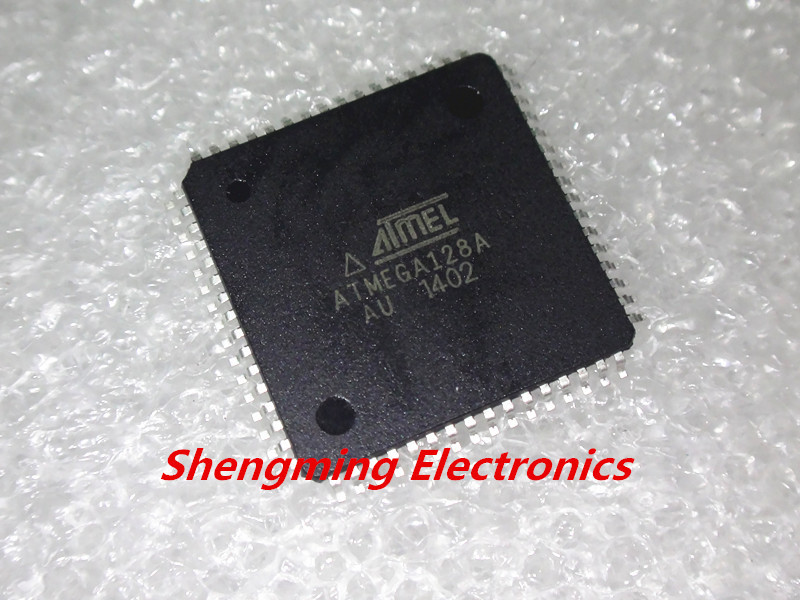 50PCS ATMEGA128A-AU QFP-64 8-bit Microcontroller NEW IC