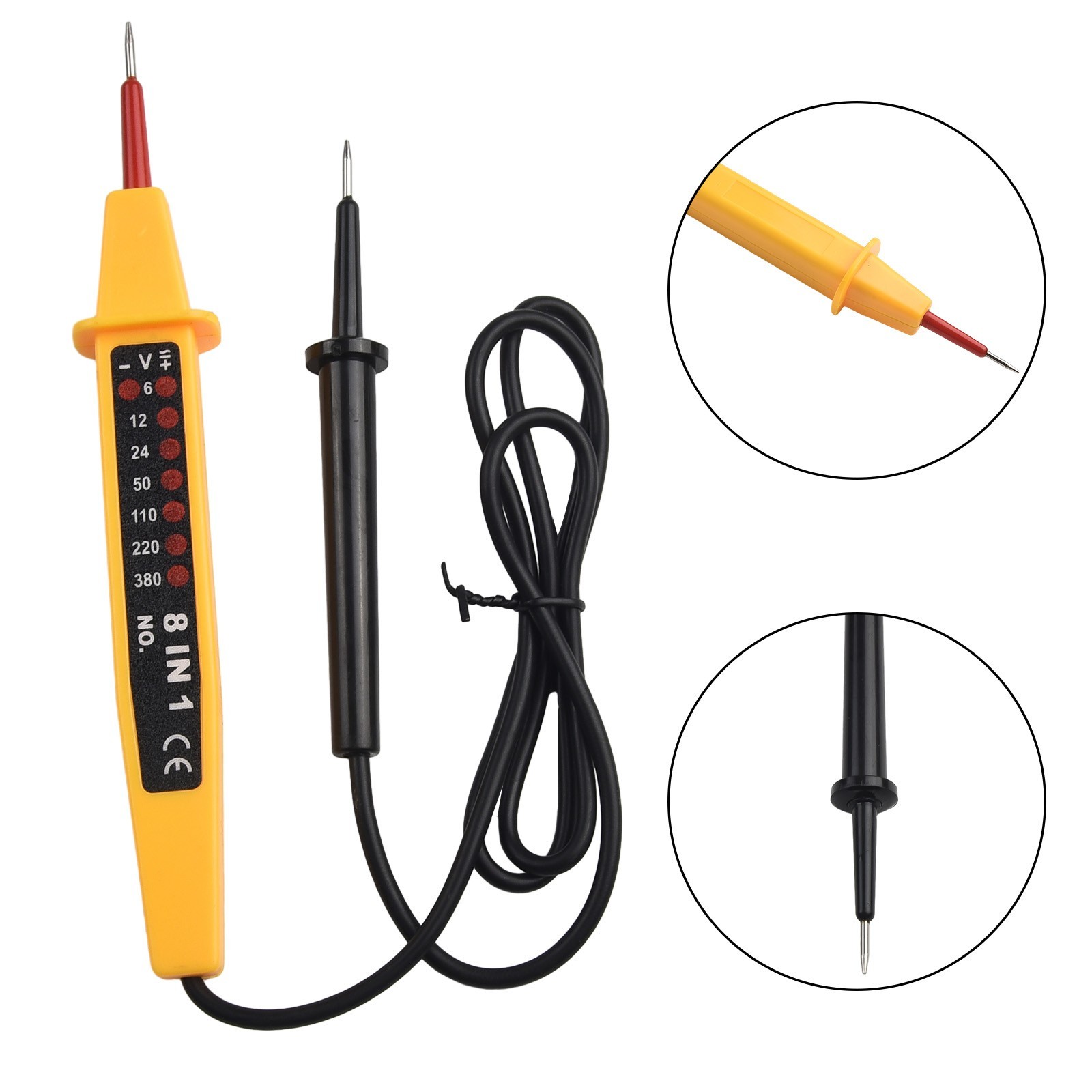 Voltage Tester Voltage Tester Dimensions Display Elements Material