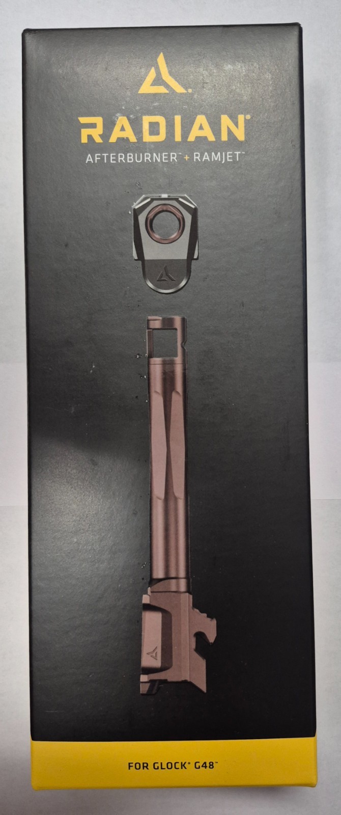 Radian Afterburner + Ramjet Glock 48 9mm Bronze Compensator Barrel R0845 G48
