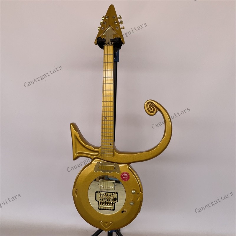 Solid Electric Guitar FR Bridge Gold Hardware Stainless Rounded Fret Edge Stock