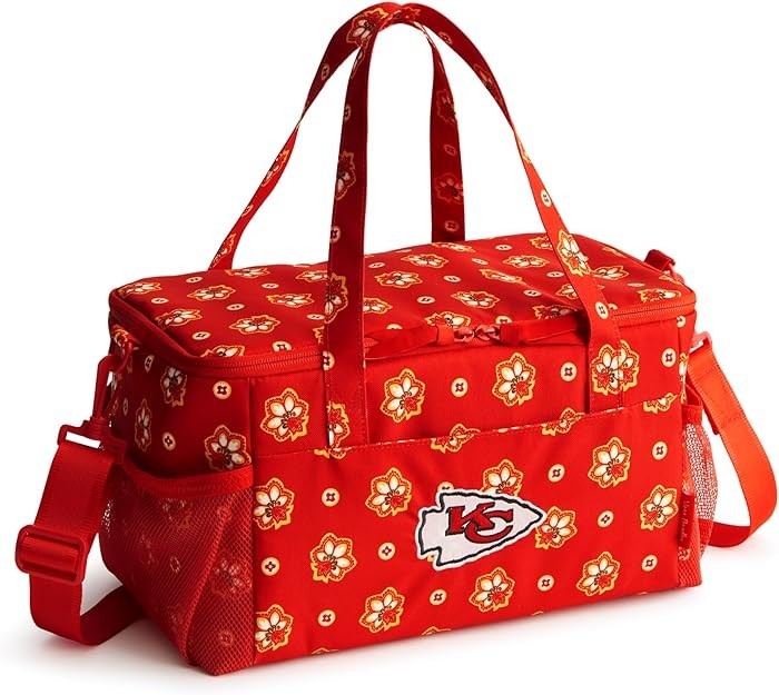Vera Bradley Cooler NFL Kansas City Chiefs Red Yellow Tailgate Party