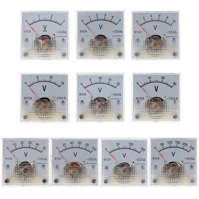 for Voltmeter Analog Panel Meter Mechanical Dial Type Panel