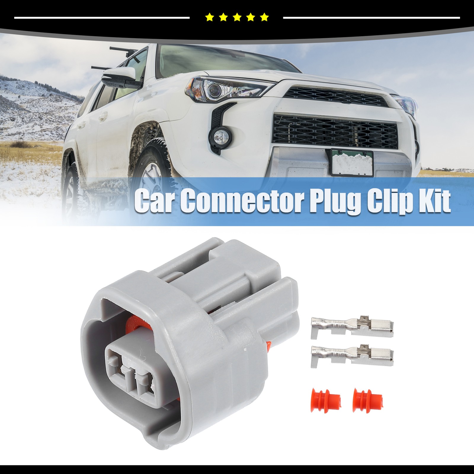 Piece of 1 2 Pin No.9098011149 Side Marker Light Adapter fit for Toyota