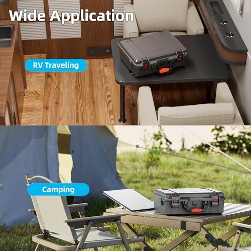 Starlink Mini Case Hard Shell Travel Bag,Waterproof Shockproof Protective Grey