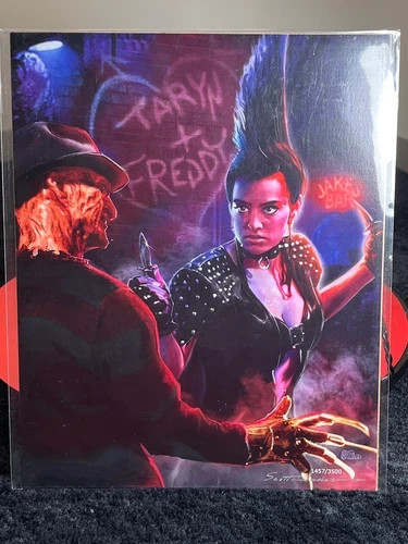 bam box art print nightmare on elm street signed by artist scott jackson C.O.A.