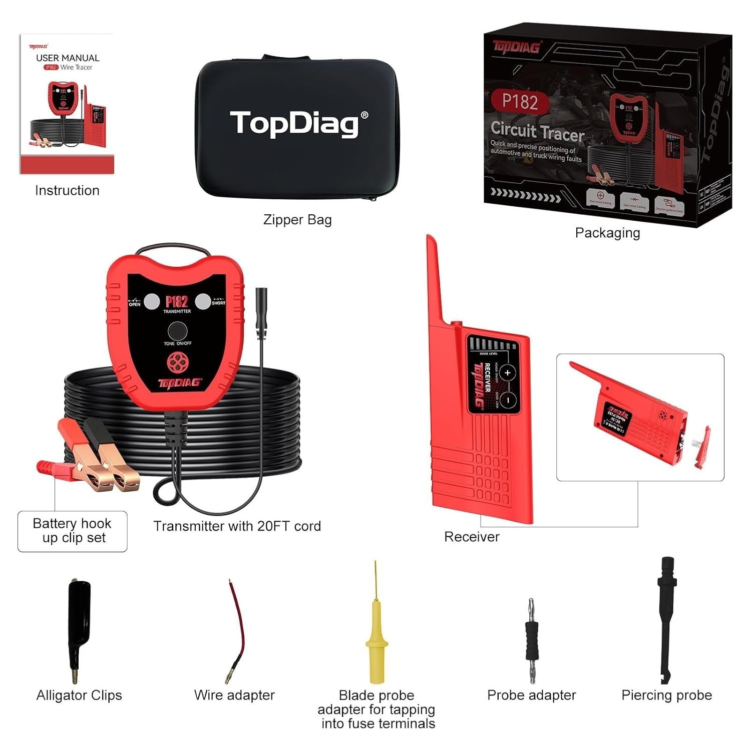 Wire Tracer Electrical Automotive Short Circuit Finder Open Finder Tool
