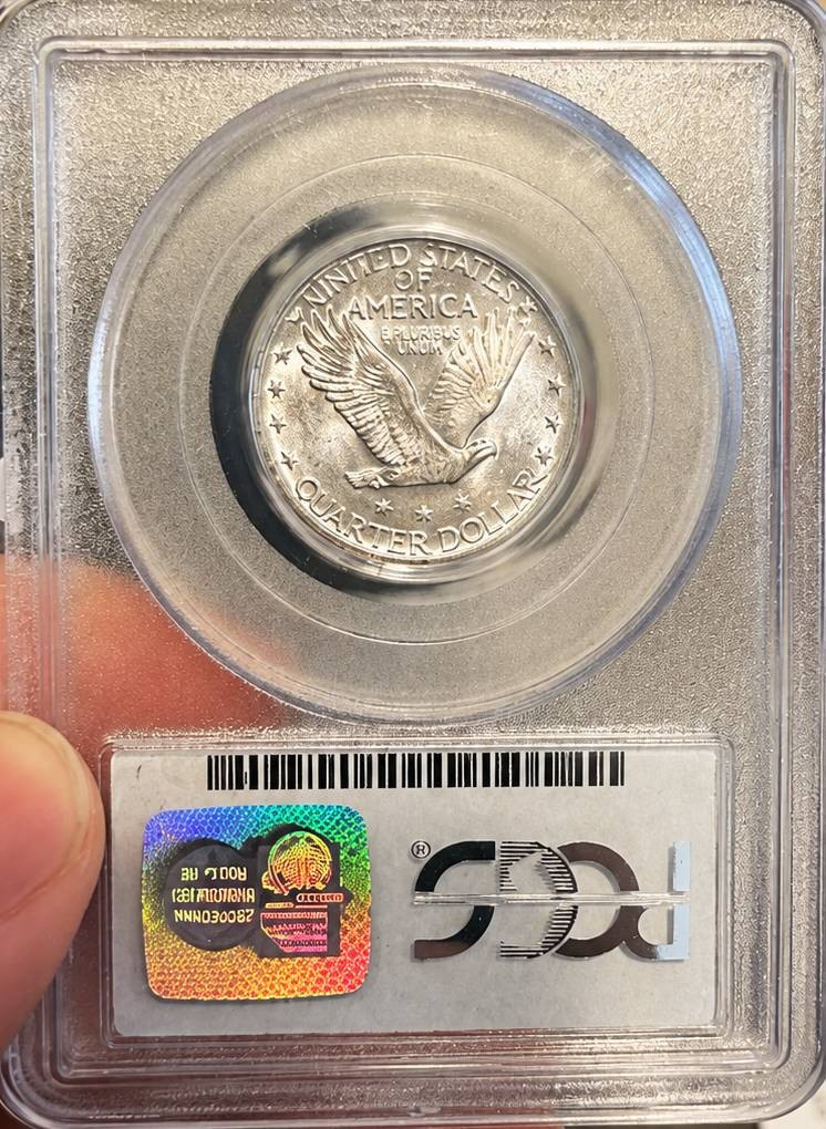 🔥 1926-D Standing Liberty Quarter PCGS MS65 – Choice Gem BU Beautiful Luster
