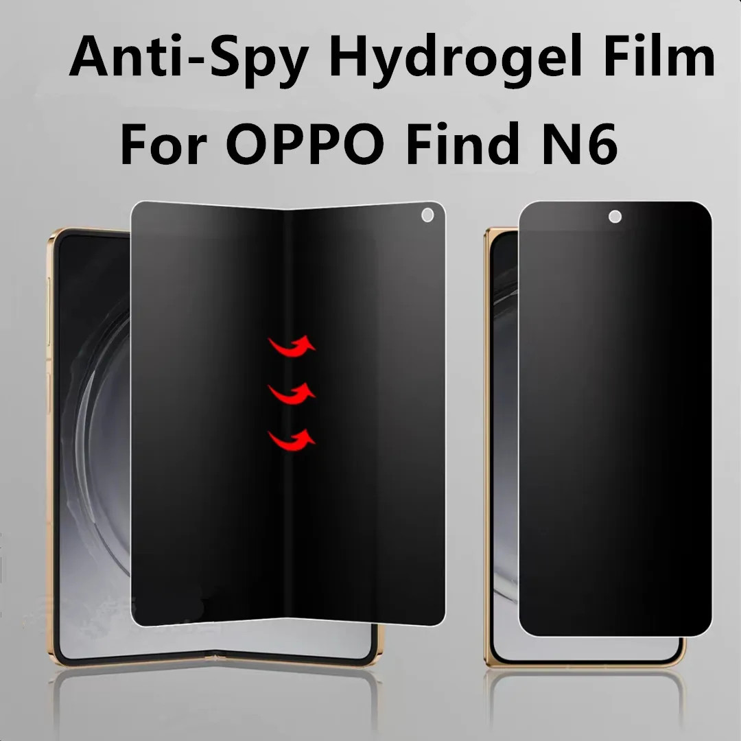 Anti-Spy Anti-Glare Screen Protector For OPPO Find N6 N5 Privacy Hydrogel Film