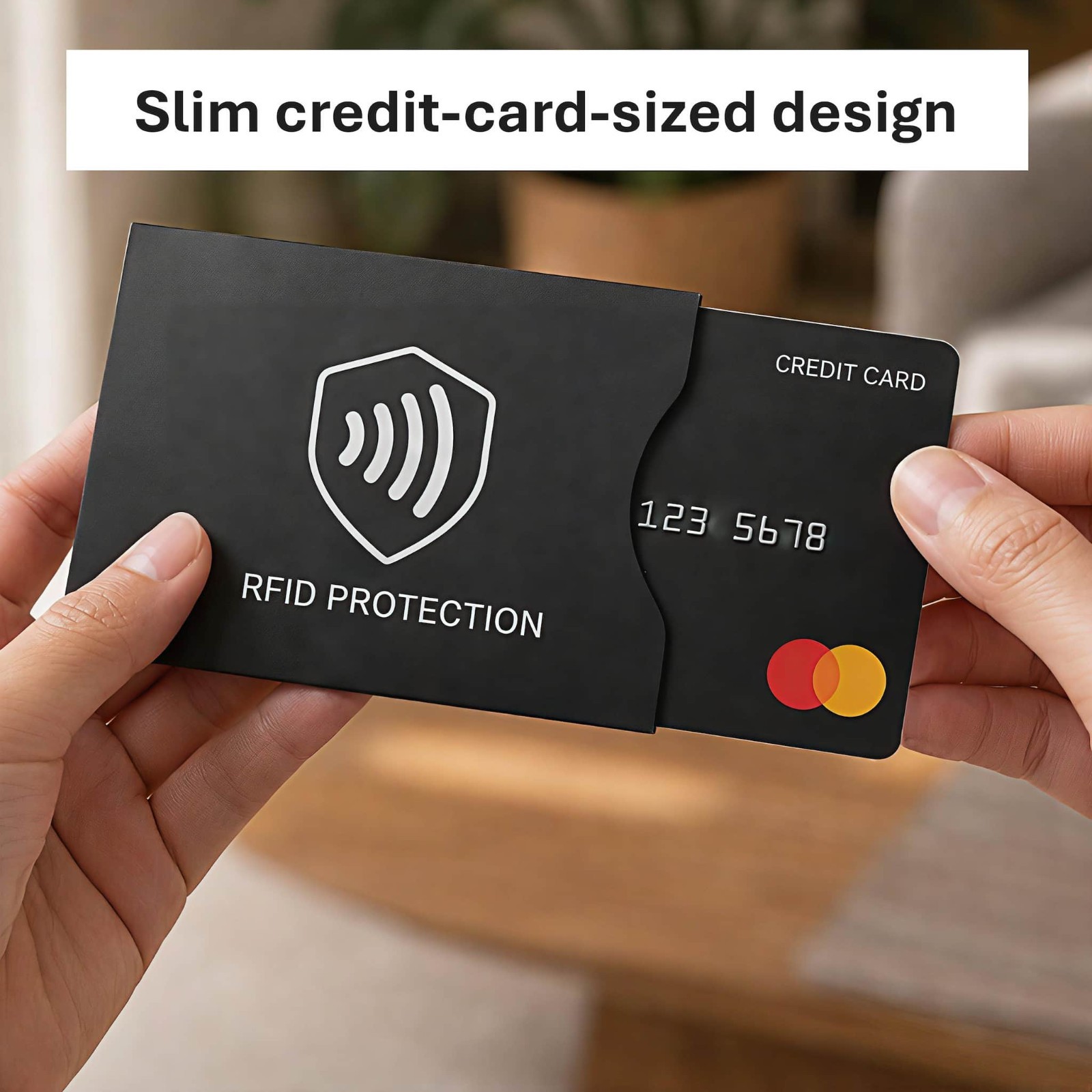 RFID Blocking Sleeves (6 pack) - Slim NCF Protector for Credit Card, Debit, ID